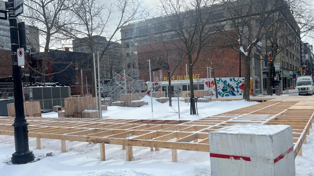 Here's why part of Montreal's Village is closed: skating rink coming